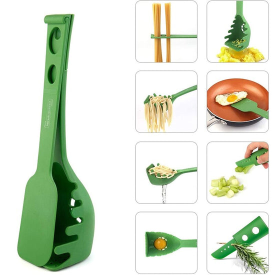 Multifunction Kitchen Spatula & Noodle Spoon Set – 2-in-1 Cooking