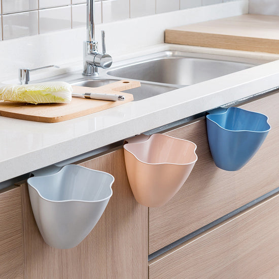 Nordic Style Cabinet & Kitchen Bin – Compact Countertop Waste Bin | PP
