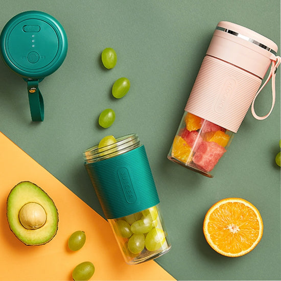 Portable Rechargeable Blender Juicer Cup – 300ml, 1300mAh USB | Blend