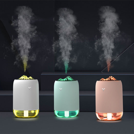 Magic Flame Ultrasonic Humidifier & Aroma Diffuser – USB Mini Desktop