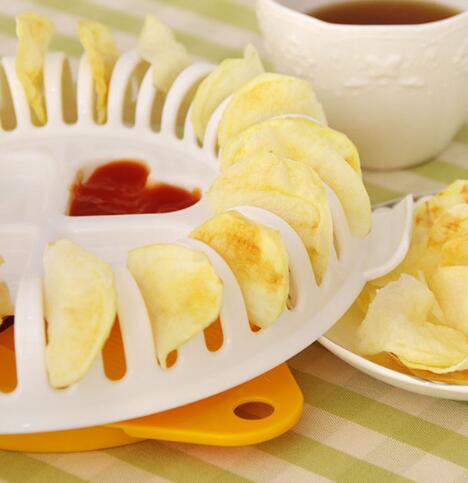 Microwave Potato Chips Maker | Oil-Free Healthy Crispy Chip Slicer &