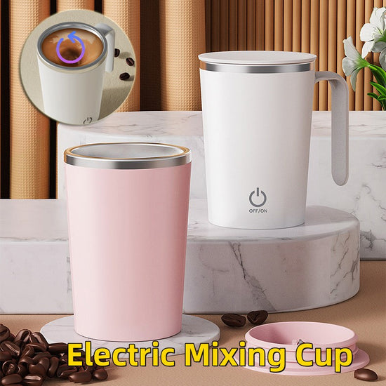 Self-Stirring Magnetic Coffee & Tea Cup – USB Rechargeable Auto-Mix