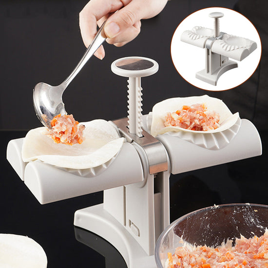 Dumpling Mould Double Head Dumpling Mold Hands-Free Manual