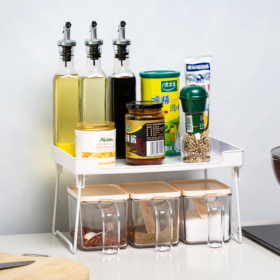 Adjustable Kitchen Supplies Rack – Countertop Organiser