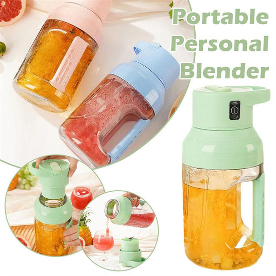 Large Capacity Portable Blender – 1500ml, 80W USB Rechargeable Juicer