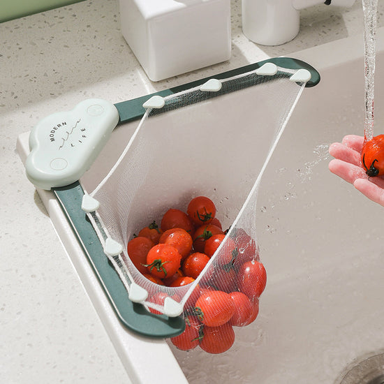 Triangular Cloud Sink Drain Rack | Anti-Blocking Kitchen Filter Screen