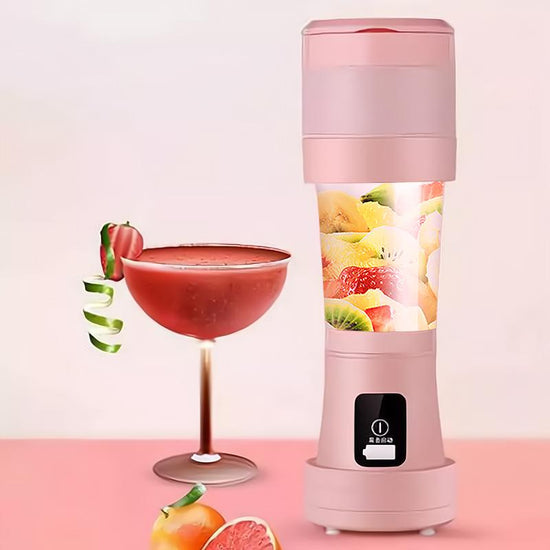 450ml Telescopic Portable Blender – 70W, 18,000 RPM | 6-Blade, 1500mAh
